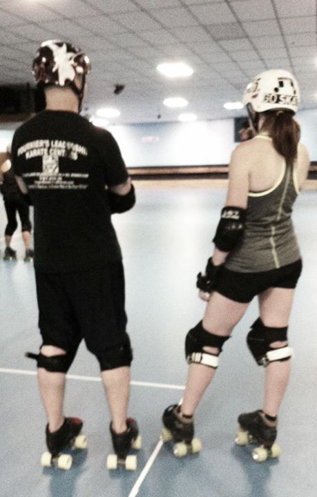 Barf! Grim and soon-to-be Mr. Grim (or TUGBOAT). Photo by Kissy Kicks.