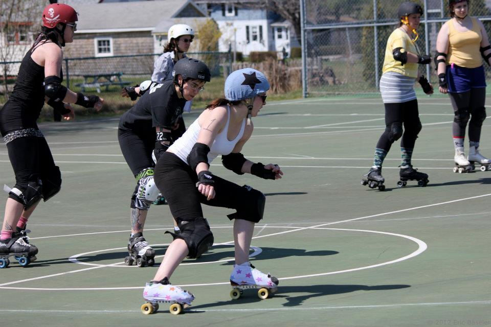 You can see I wore boot covers (99 cents) and they got torn to shreds. Photo by Eric Baseler, summer 2011.
